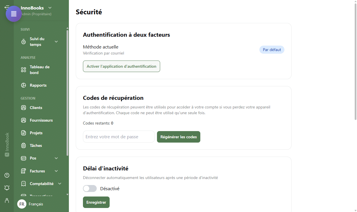 Sécuriser votre compte avec la double authentification
