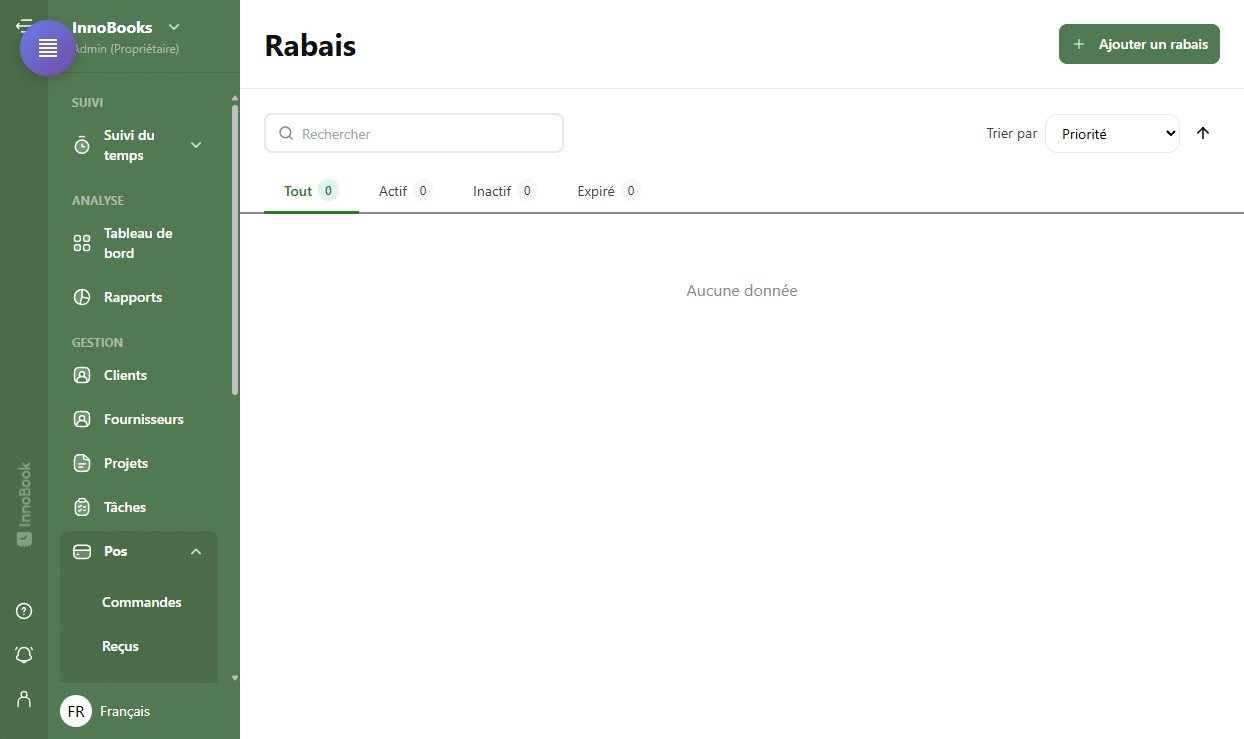 Créer des rabais et des codes promo