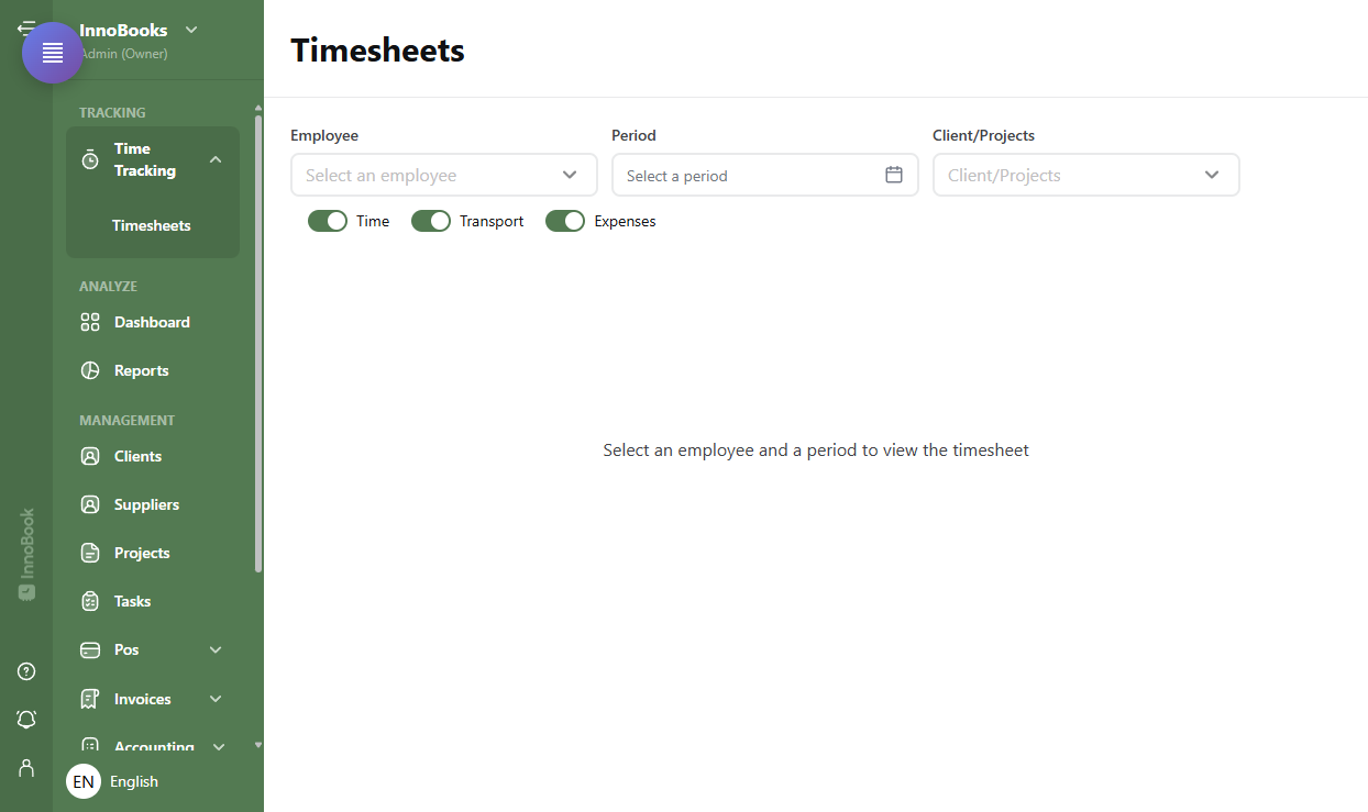 Review and export your team's timesheets