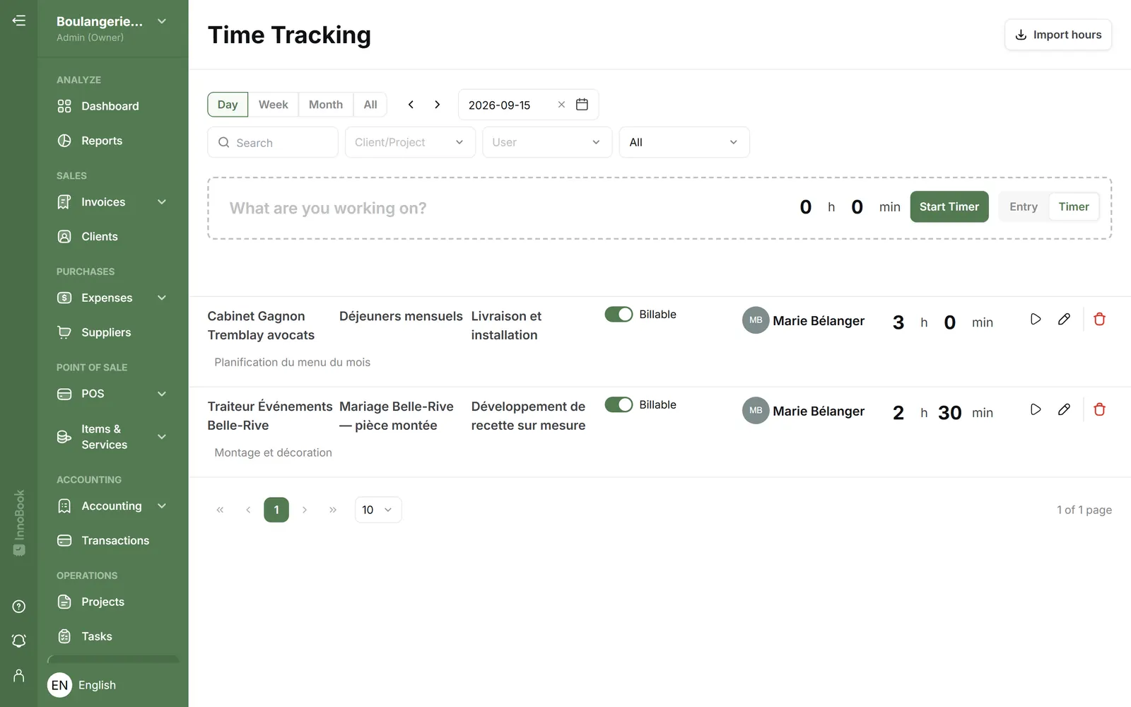 Track your time