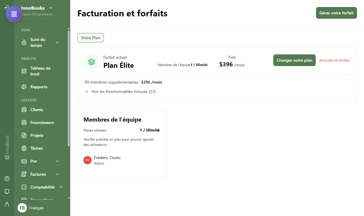 Gérer votre abonnement et votre facturation